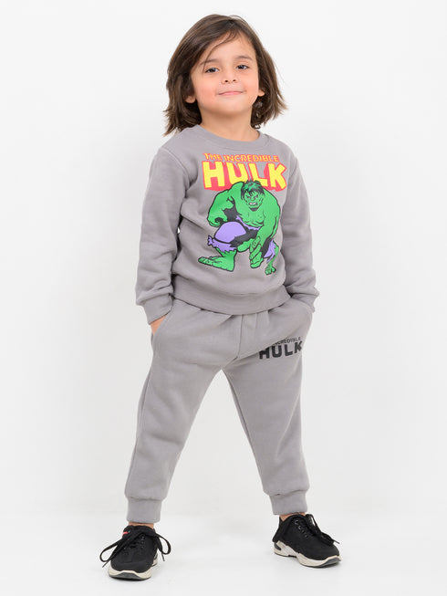 The Incredible Hulk Fleece Suit (Grey Cloud)